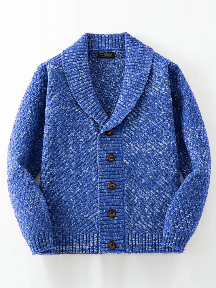 Niccolò | Cardigan con bottoni e colletto per uomo