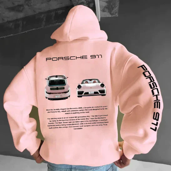 Enzo | Felpa uomo con cappuccio oversize racing