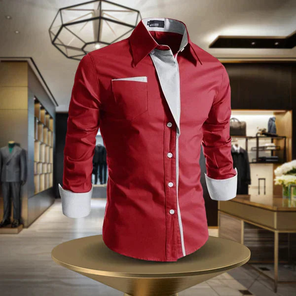 Camicia elegante da uomo in cotone