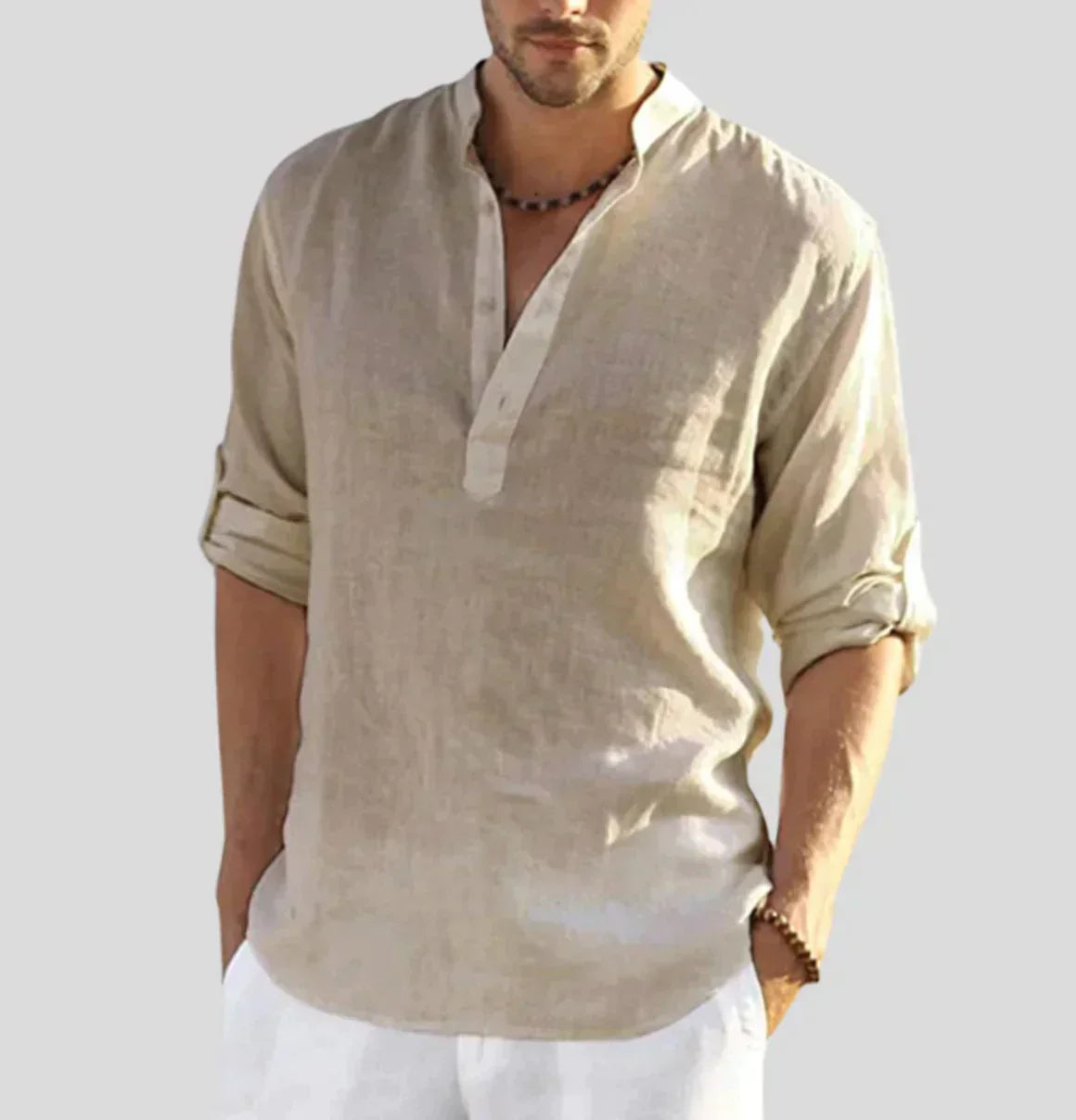 Camicia Uomo in Lino Elegante