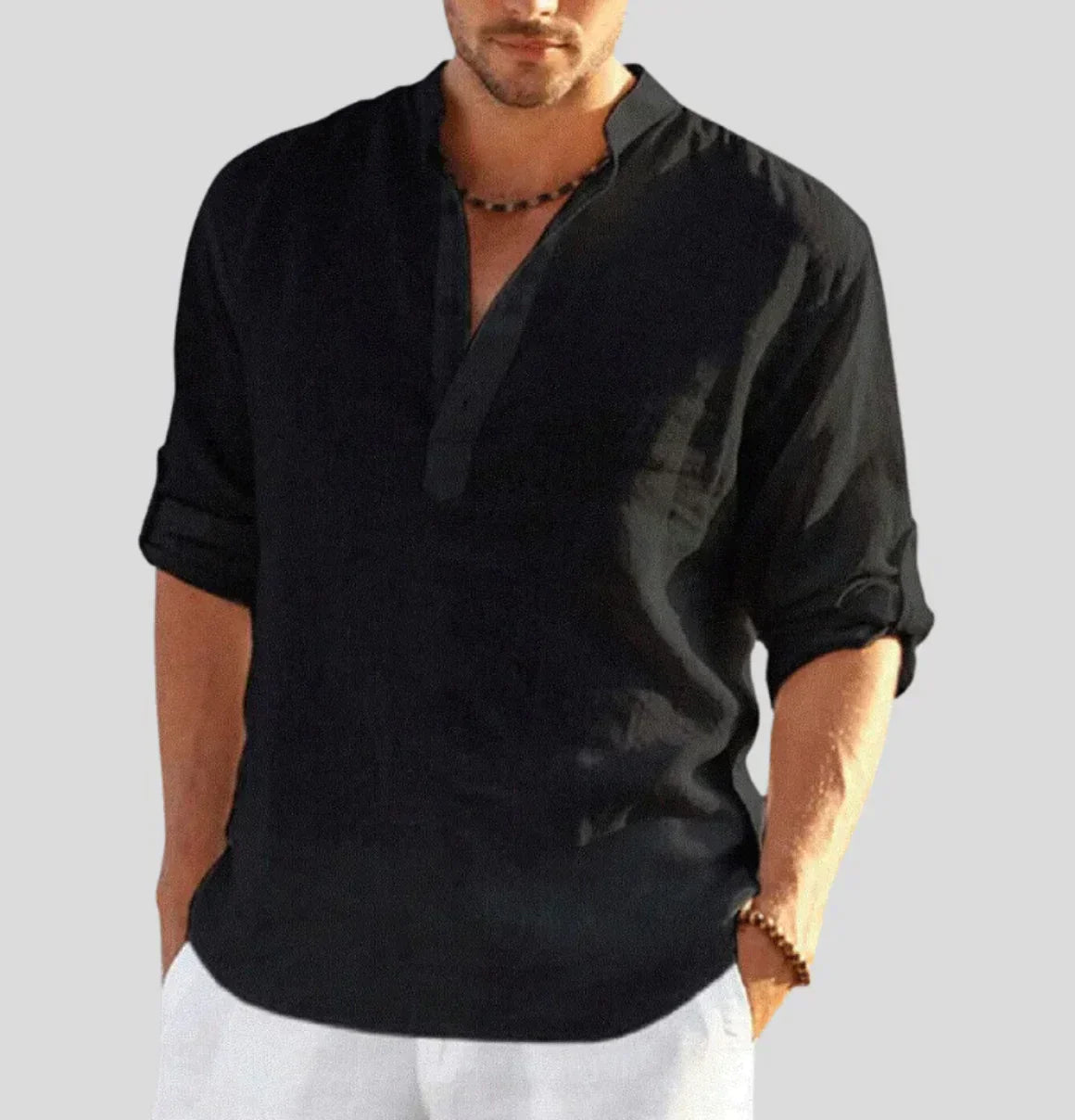 Camicia Uomo in Lino Elegante