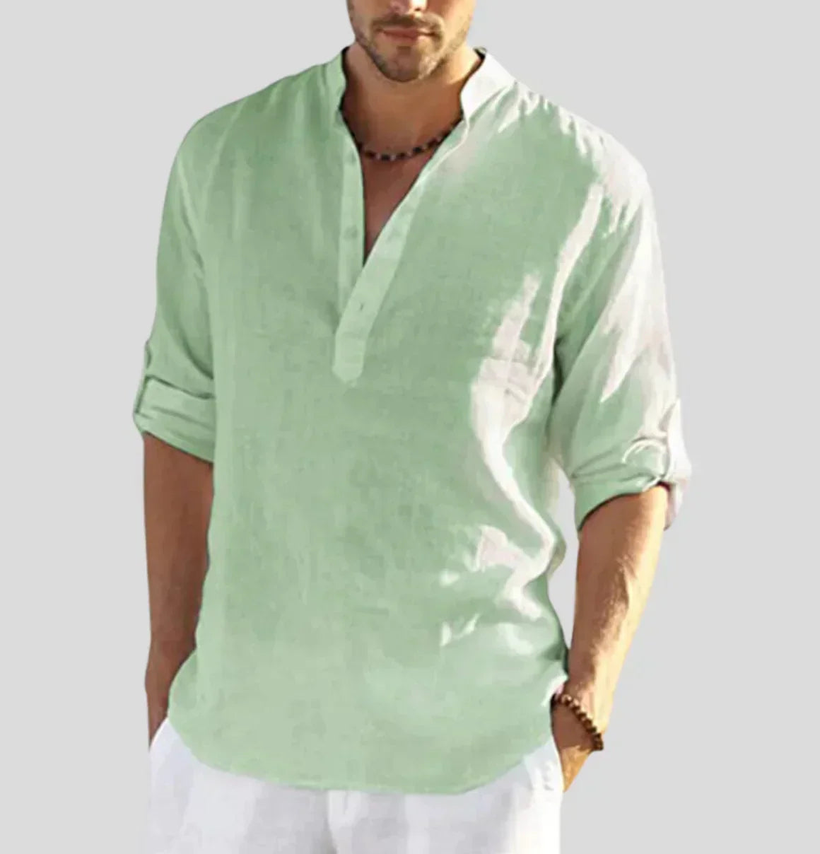 Camicia Uomo in Lino Elegante