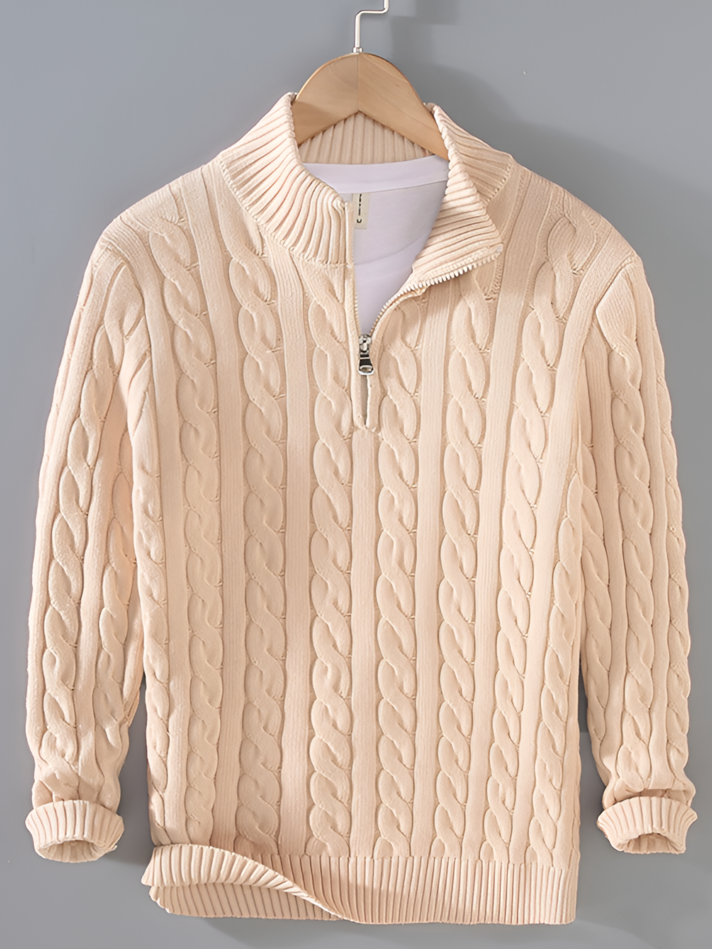 Bruno | Maglione con Collo Alto e Zip 1/3