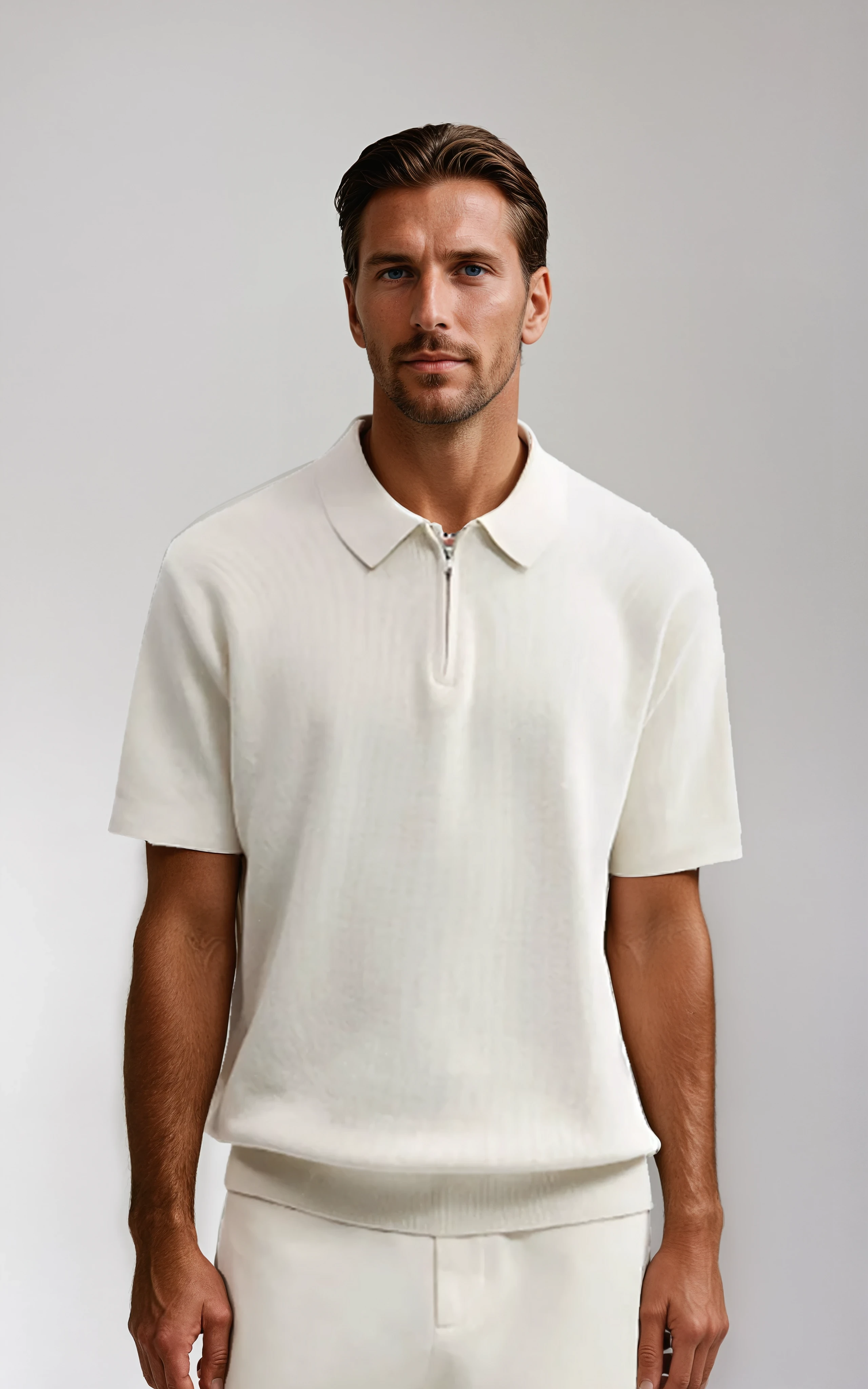 Polo con Zip Elegante