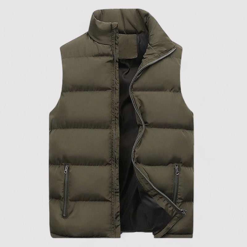 Davide | Gilet caldo con collo alto uomo