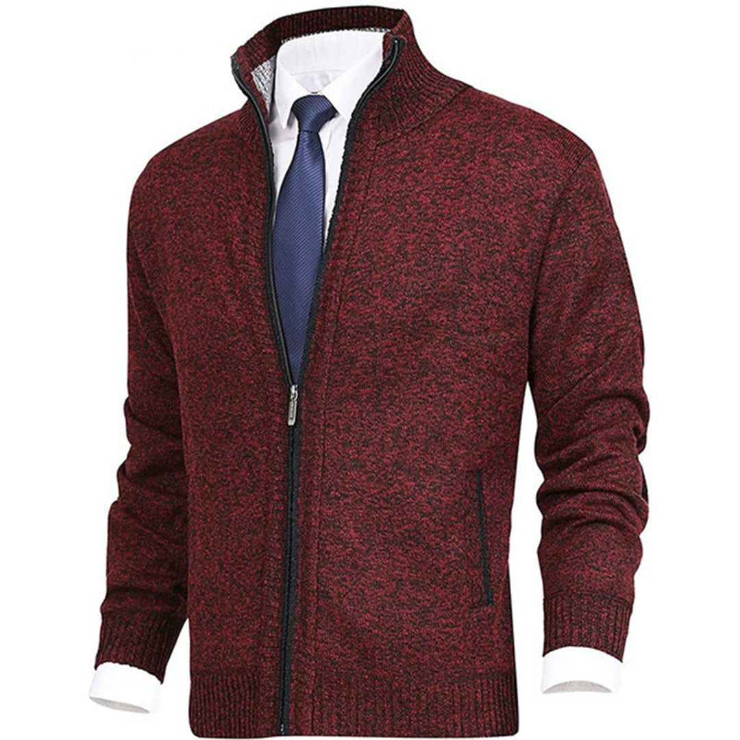 Davide | Cardigan estivo elegante con zip uomo