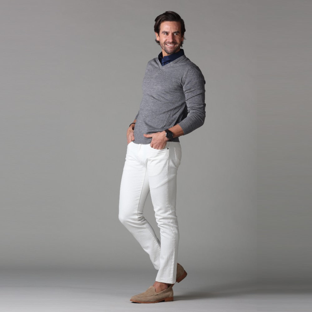 Camicia Aderente Elegante Blu Marino