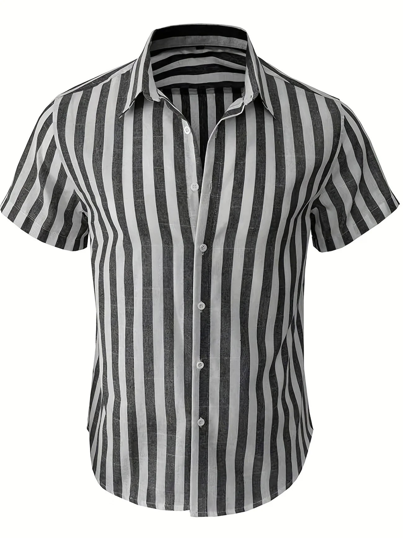 Andrea | Camicia a Righe a Maniche Corte