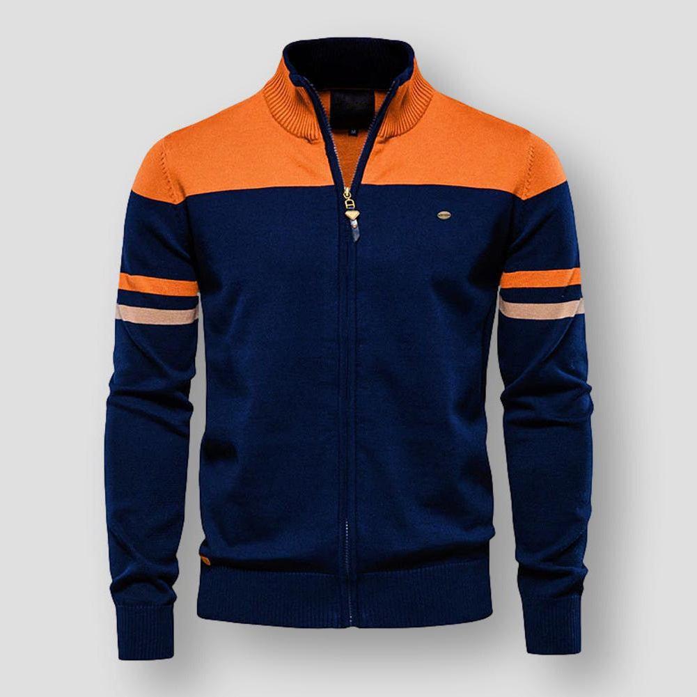 Alessandro | Cardigan invernale con zip per uomo