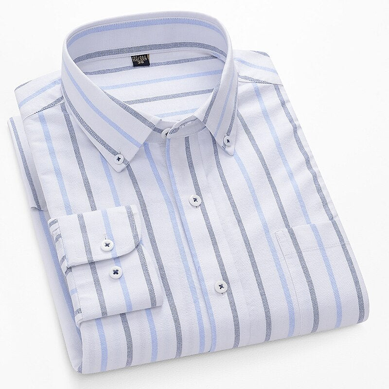 Emanuele | Camicia Classica a Maniche Lunghe in Cotone