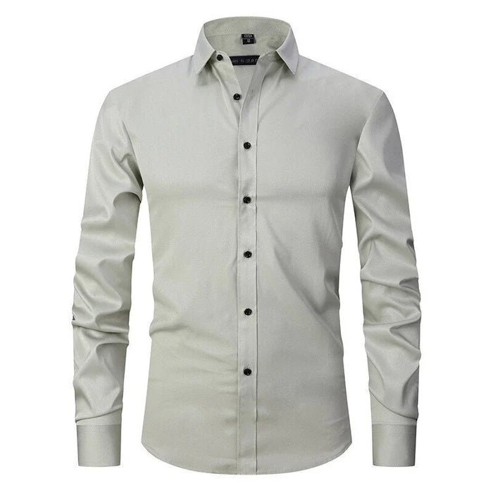 Camicia Uomo Elasticizzata Antipiega