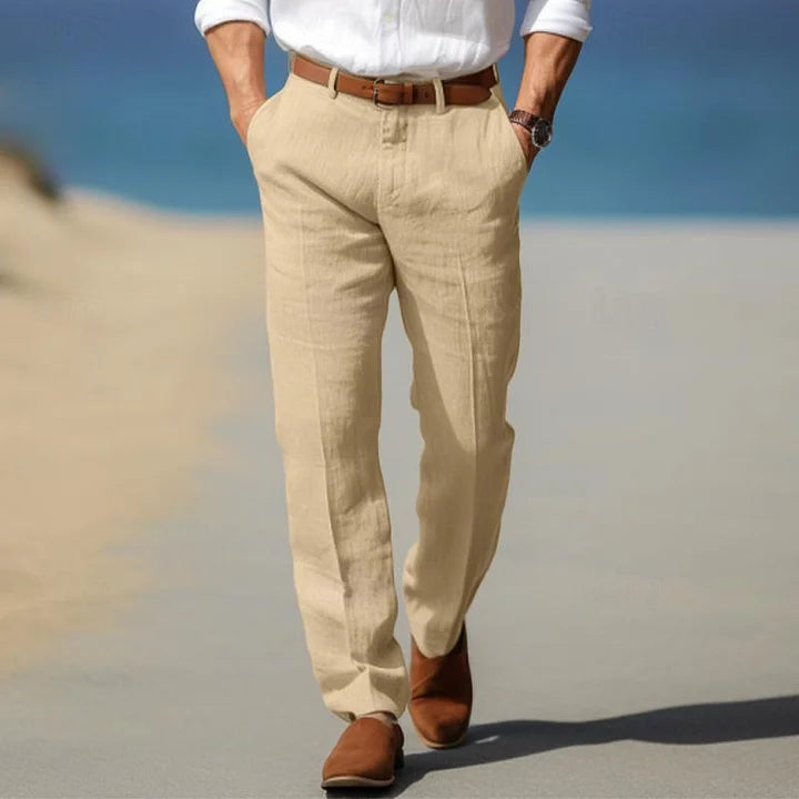 Matteo | Pantaloni Estivi in Lino da Uomo