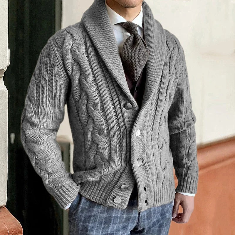 Luca | Cardigan uomo elegante con bottoni