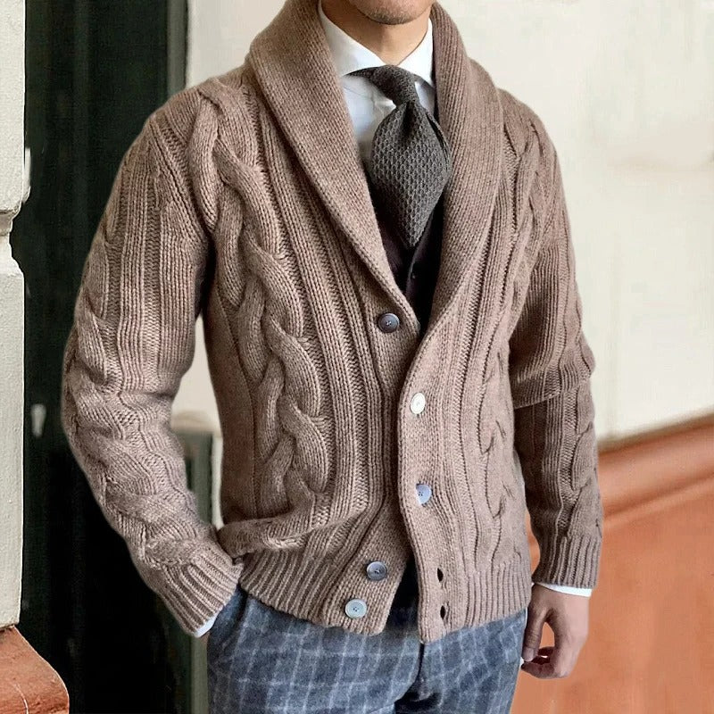 Luca | Cardigan uomo elegante con bottoni
