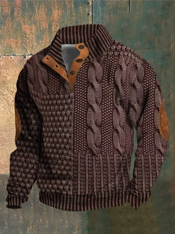 Andrea | Felpe retrò in cashmere per uomo