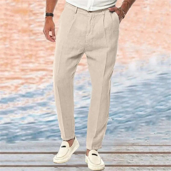 Luca | Pantaloni Estivi in Lino da Uomo