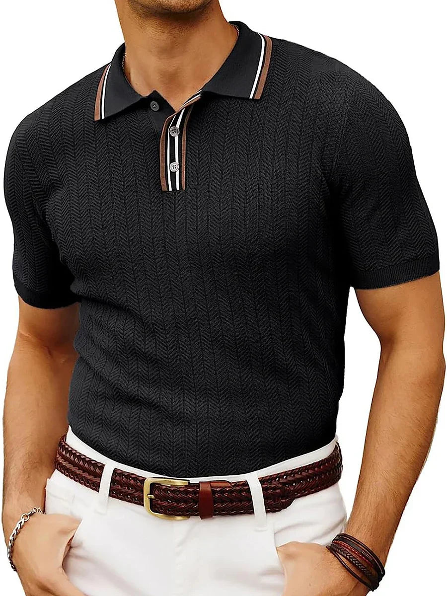 Polo Estiva Comoda per Uomo