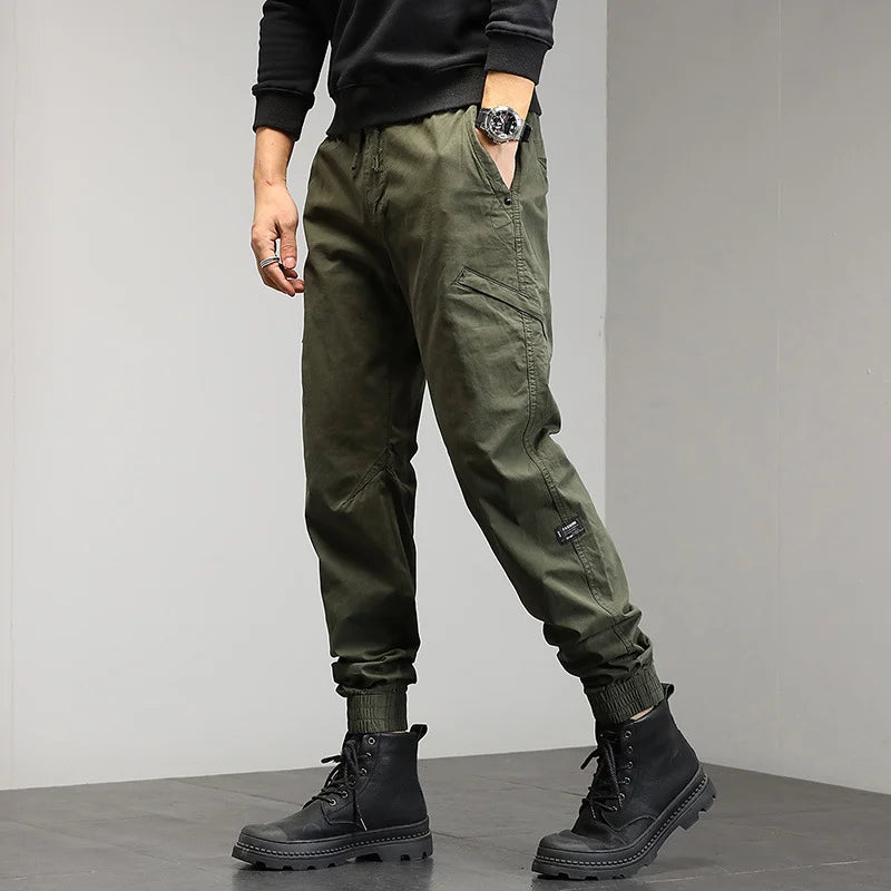 Pantaloni Cargo Elasticizzati Multi-Tasche