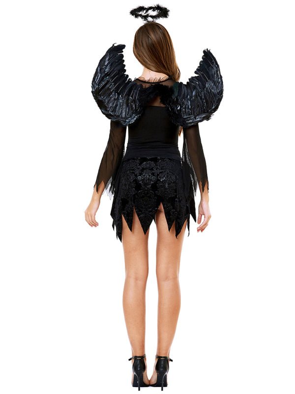 Costume da Angelo Oscuro di Halloween | Mini
