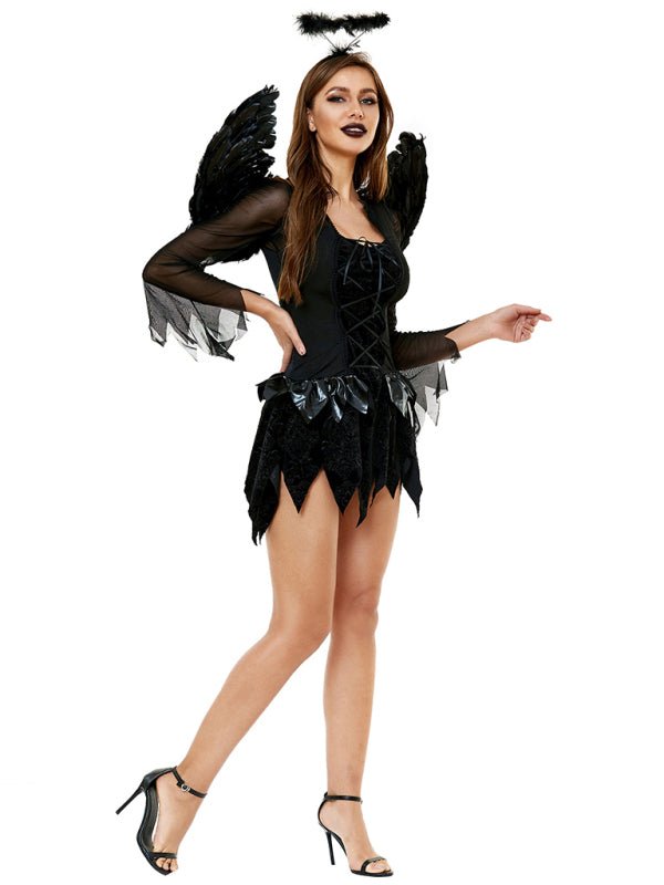 Costume da Angelo Oscuro di Halloween | Mini