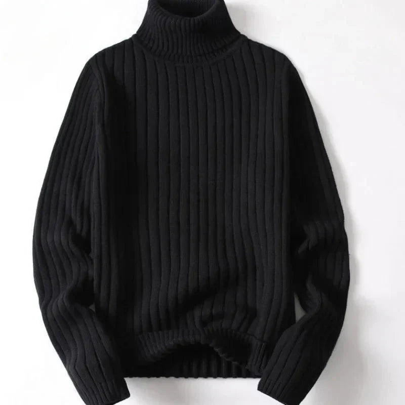 Francesco | Felpa invernale relaxed fit con collo alto per uomo