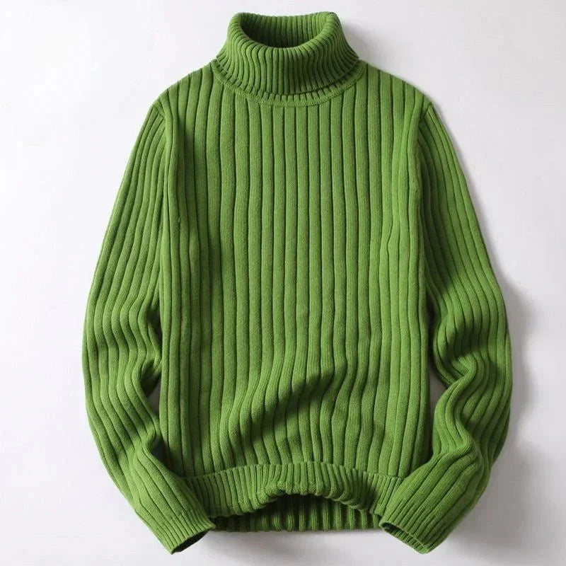 Francesco | Felpa invernale relaxed fit con collo alto per uomo