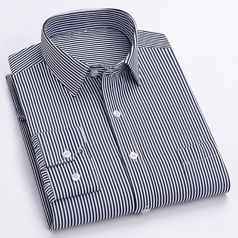 Niccolò | Camicia Classica a Maniche Lunghe in Cotone