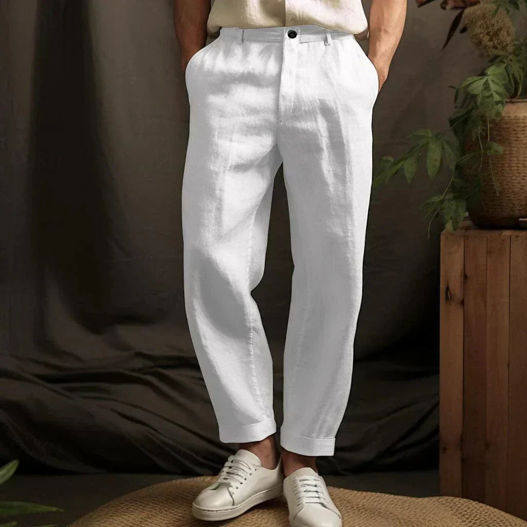 Pantaloni Casual in Lino  per l'Estate