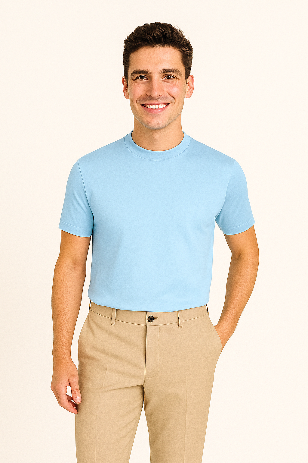 Camicia Heritage Twill Blu Oceano