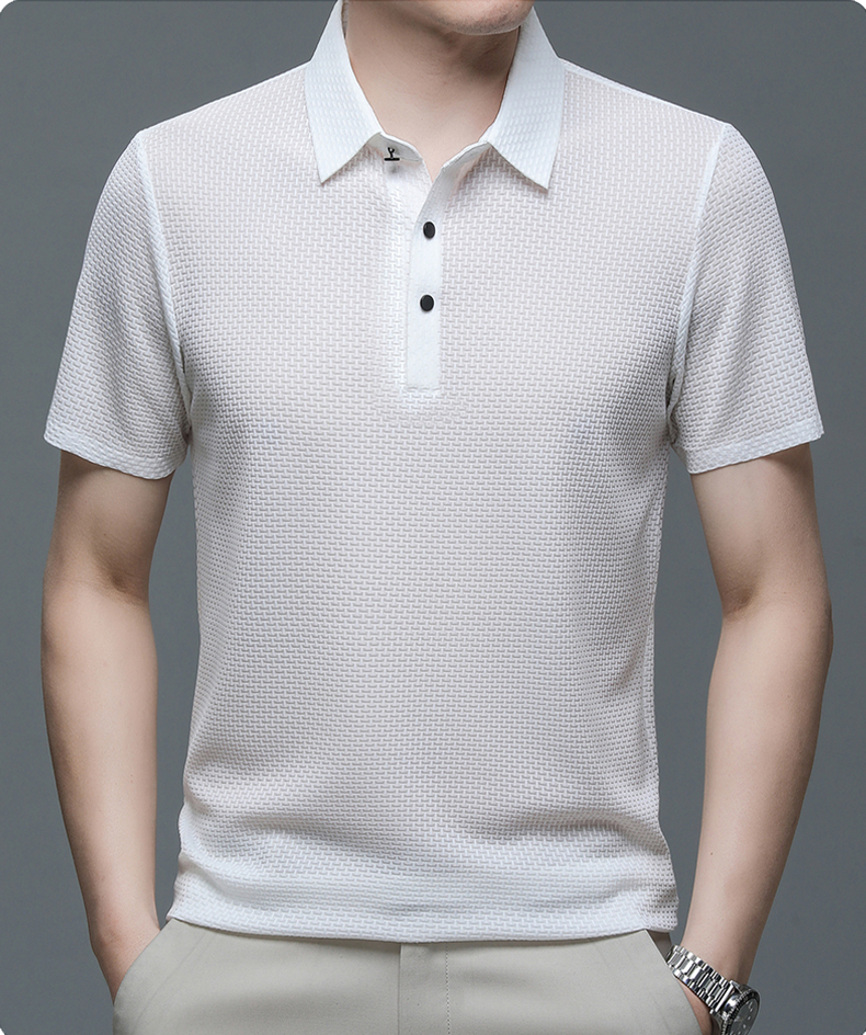 Leonardo | Polo Premium da Uomo in Cotone Piqué Smart Casual con Vestibilità Slim