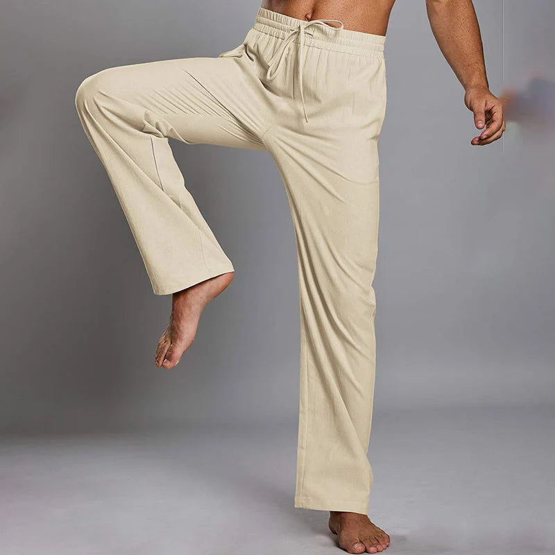 Ignazio | Pantalone estivo in lino per uomo