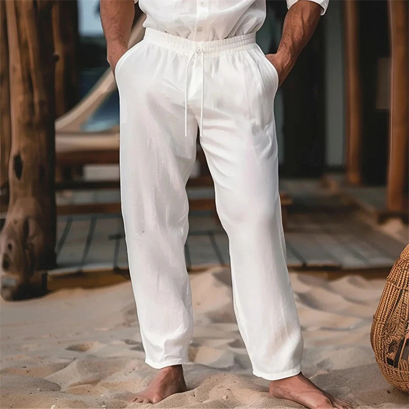 Silvio | Pantalone estivo in lino per uomo