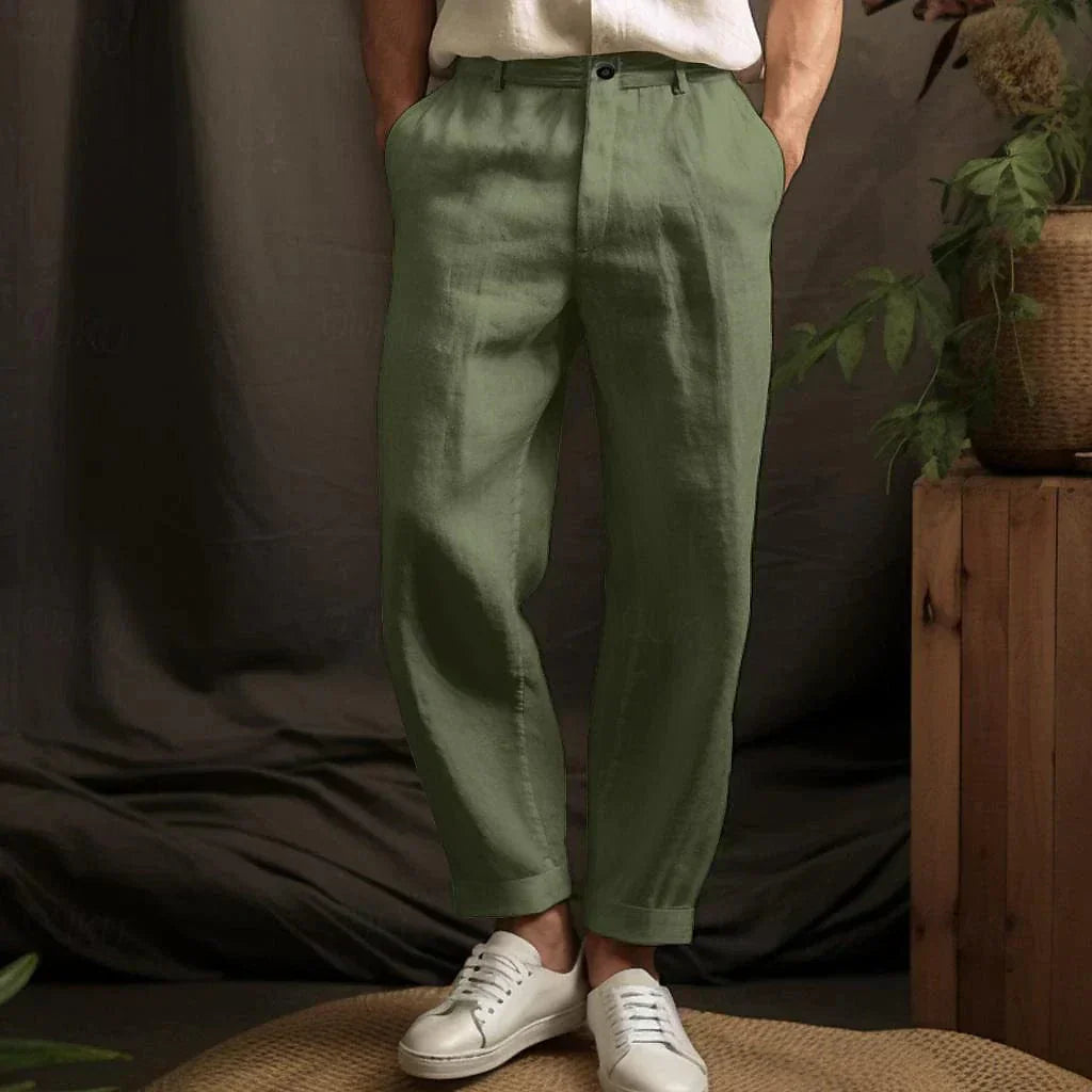Pantaloni Casual in Lino  per l'Estate