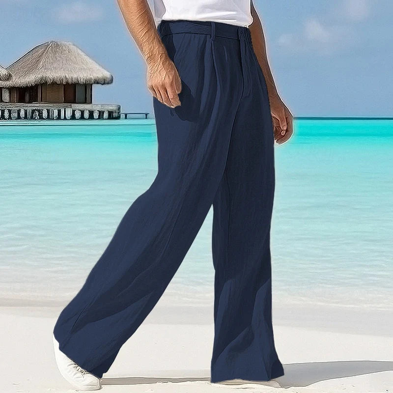 Achille | Pantalone estivo in lino per uomo