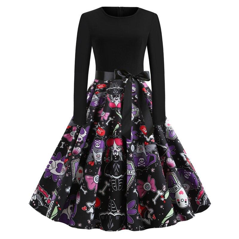 Stampa Caricatura Gotica Costume di Halloween | Midi