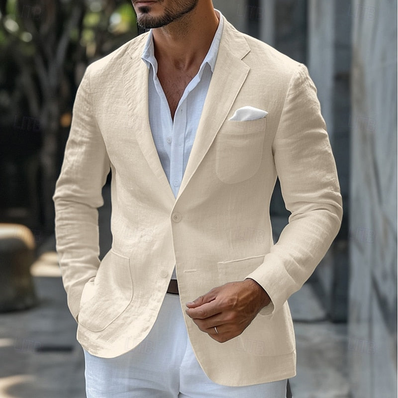 Giovanni - Blazer in lino elegante per l'estate