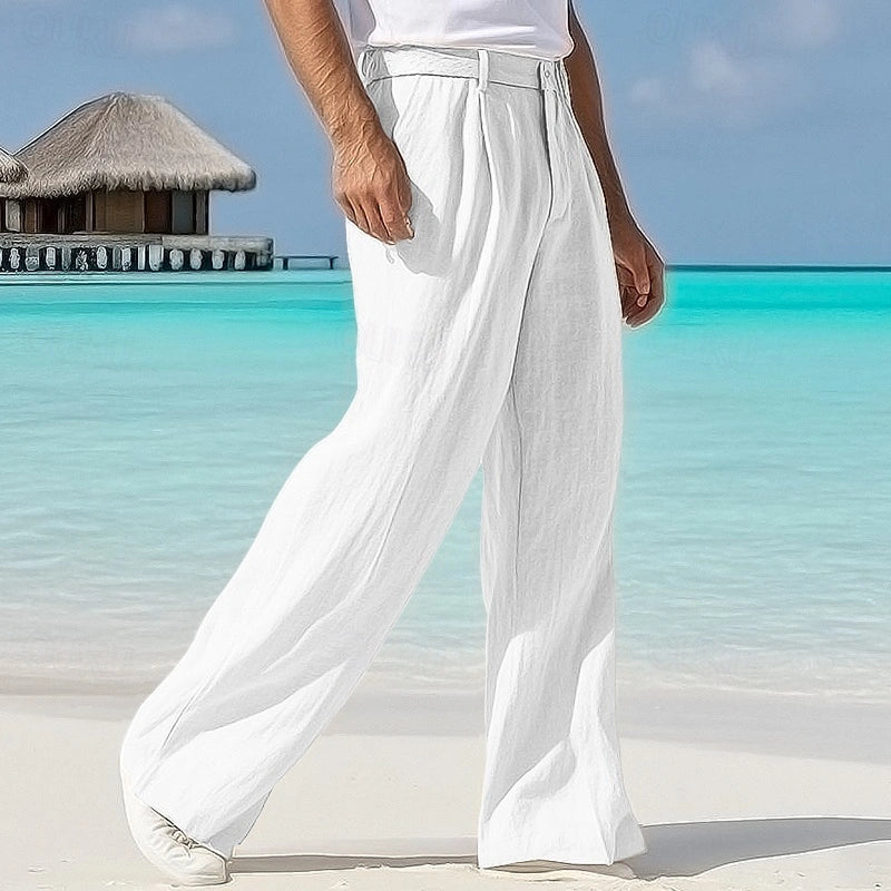 Achille | Pantalone estivo in lino per uomo