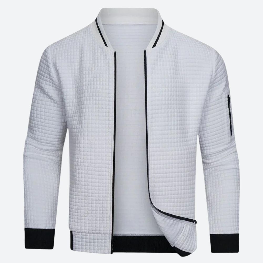 Marco | Cardigan con zip elegante per uomo