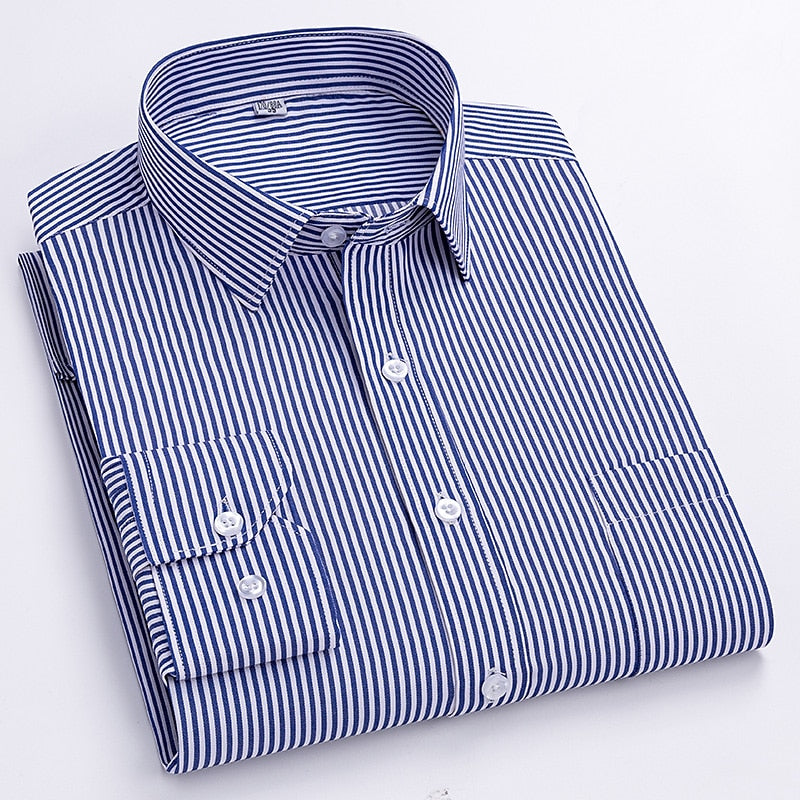 Niccolò | Camicia Classica a Maniche Lunghe in Cotone