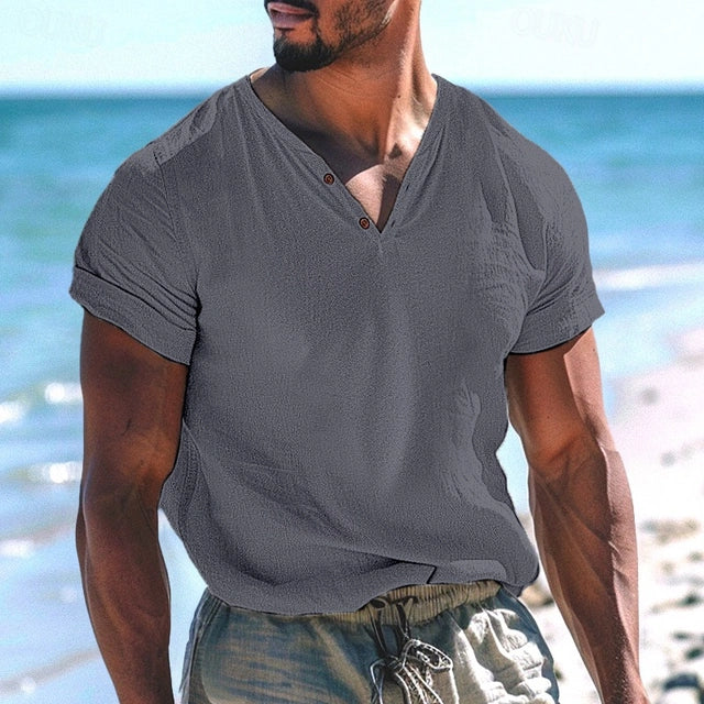 Mirko | T-shirt elegante estiva da uomo