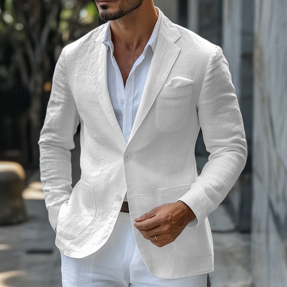 Giovanni - Blazer in lino elegante per l'estate