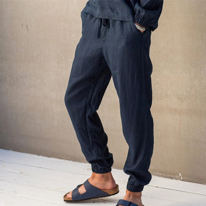 Hugo | Pantalone estivo in lino per uomo