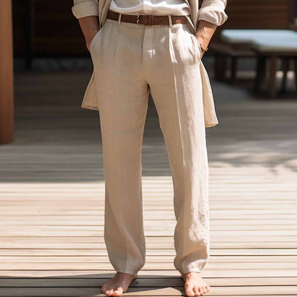 Giovanni – Pantaloni Estivi da Uomo in Lino