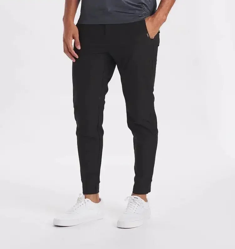 Pantaloni Comodi in Tessuto Elasticizzato