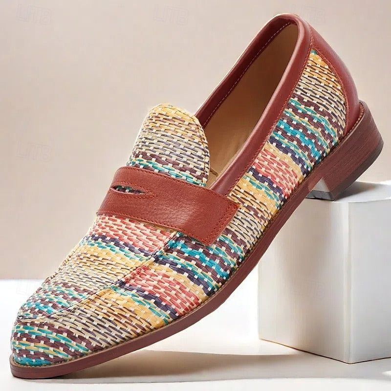 Leonardo - Loafers colorati premium per uomini