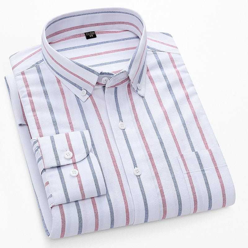 Emanuele | Camicia Classica a Maniche Lunghe in Cotone